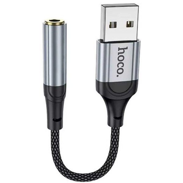 Адаптер Hoco LS36 USB-A to 3.5mm Black (Код товару:35816) Харьков - изображение 1