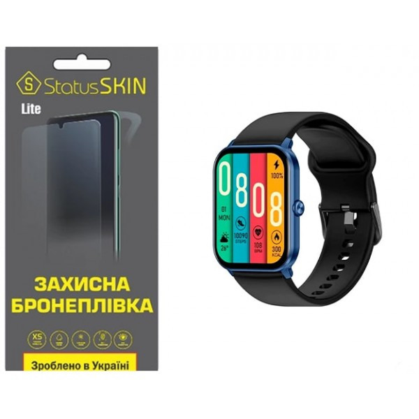 Поліуретанова плівка StatusSKIN Lite для Kieslect Calling Watch KS Mini Глянцева (Код товару:36051) Харьков - изображение 1