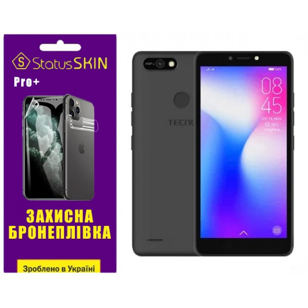 Поліуретанова плівка StatusSKIN Pro+ для Tecno Pop 2F Глянцева (Код товару:36155) Харьков - изображение 1