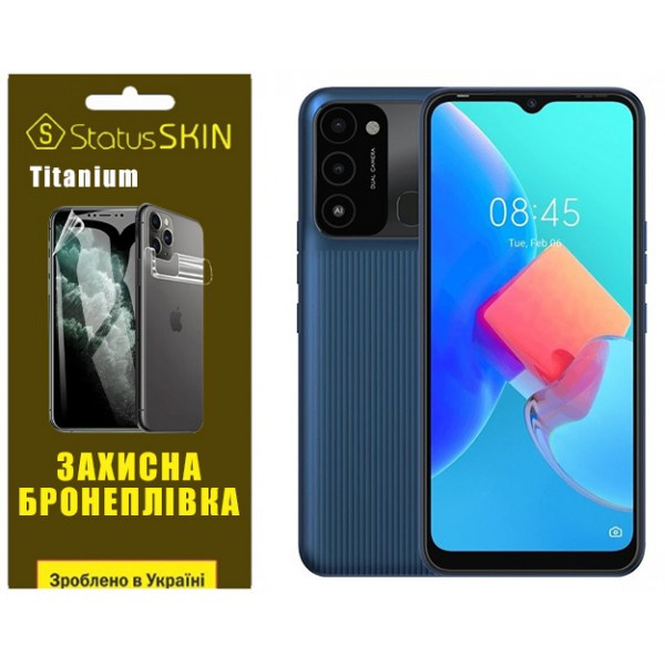 Поліуретанова плівка StatusSKIN Titanium для Tecno Spark Go 2022 (KG5m) Глянцева (Код товару:36105) Харьков - изображение 1