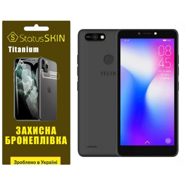 Поліуретанова плівка StatusSKIN Titanium для Tecno Pop 2F Глянцева (Код товару:36158) Харьков - изображение 1