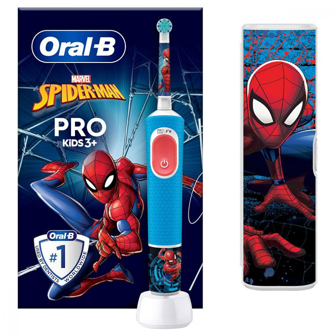 Детская электрическая зубная щетка Oral-B D103-413-2KX-Spider-Man Киев - изображение 1