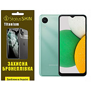 Поліуретанова плівка StatusSKIN Titanium для Samsung A03 Core A032F Глянцева (Код товару:36270) Харьков