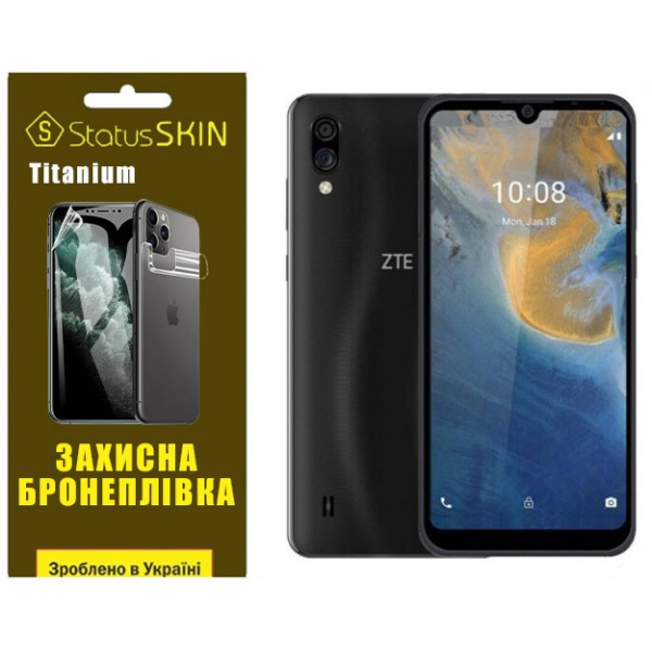 Поліуретанова плівка StatusSKIN Titanium для ZTE Blade A51 Lite Глянцева (Код товару:36217) Харьков - изображение 1