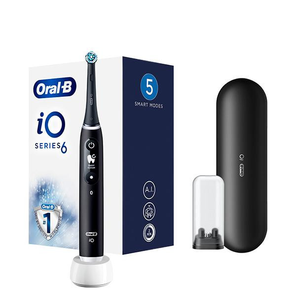 Электрическая зубная щетка Oral-B iO Series 6 iOM6-1B6-3DK-Black черная Киев - изображение 1