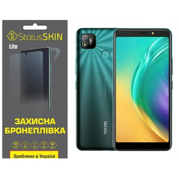 Поліуретанова плівка StatusSKIN Lite для Tecno Pop 4 (BC2) Глянцева (Код товару:36380) Харьков - изображение 1