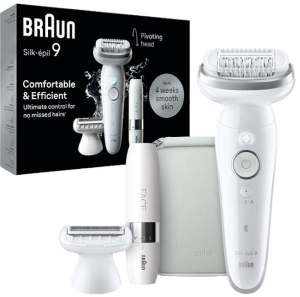 Эпилятор Braun Silk Epil 9 SES-9-341 белый Киев - изображение 1