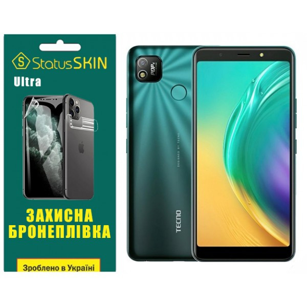 Поліуретанова плівка StatusSKIN Ultra для Tecno Pop 4 (BC2) Глянцева (Код товару:36386) Харьков - изображение 1