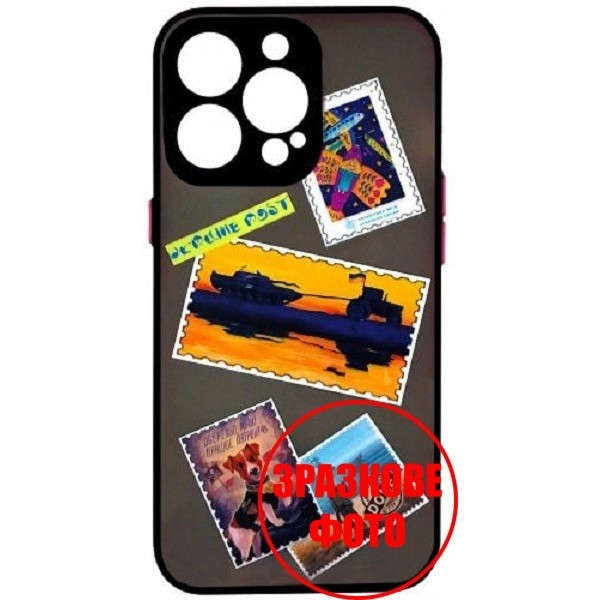 Чохол Bumper Print Ukraine Post для Xiaomi Redmi 10C/Poco C40 Black/Red (Код товару:25163) Харьков - изображение 1