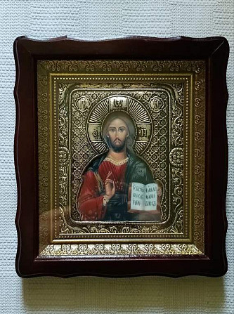 Икона Иисуса Христа. Грузия. Медь с серебром. Київ - изображение 1