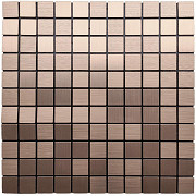 Самоклеюча алюмінієва плитка мідна мозаїка 300х300х3мм SW-00001157 Київ