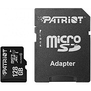 Карта пам'яті Patriot LX microSDXC 128GB UHS-I Class 10 + SD-adapter (PSF128GMCSDXC10) (Код товару:2 Харьков