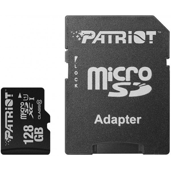 Карта пам'яті Patriot LX microSDXC 128GB UHS-I Class 10 + SD-adapter (PSF128GMCSDXC10) (Код товару:2 Харьков - изображение 1