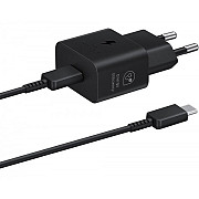 Мережевий зарядний пристрій Samsung 25W Travel Adapter + cable Type-C Black (EP-T2510XBEGEU) (Код то Харьков
