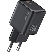 Мережевий зарядний пристрій Usams US-CC183 single USB-C PD3.0 20W 3A Black (Код товару:36813) Харьков