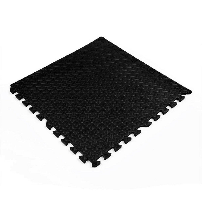 Підлога пазл - модульне покриття для підлоги чорне 600x600x10мм (МР15) SW-00001169 Киев - изображение 1