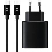 Мережевий зарядний пристрій ArmorStandart ABMHJ83 20W USB-C + cable Type-C to Type-C Black (ARM77723 Харьков