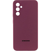 DM Silicone Cover Lakshmi Full Camera with Logo для Samsung A34 5G A346 Plum (Код товару:37066) Харьков