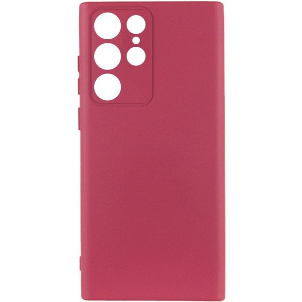 DM Silicone Cover Lakshmi Full Camera для Samsung S23 Ultra S918 Marsala (Код товару:37056) Харьков - изображение 1