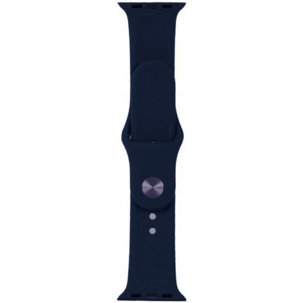 DM Ремінець Silicone для Apple Watch 42/44/45/49 mm Midnight Blue (Код товару:36964) Харьков - изображение 1