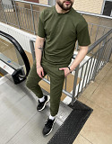 Комплект чоловічий "Loud" Intruder хакі: футболка + брюки Київ