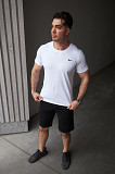 Комплект чоловічий Nike: футболка біла + шорти чорні Киев