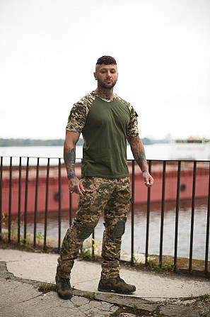 Футболка Sleeve піксель/хакі + штани Protect піксель Киев - изображение 1