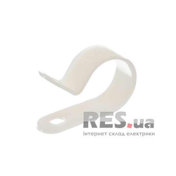 Кабельная скоба под винт 3/8 R (уп.-100шт) Киев - изображение 1