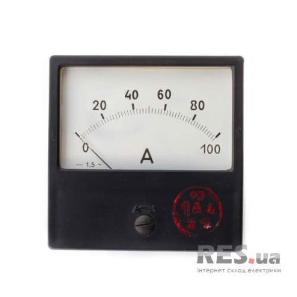 Амперметр переменного тока ЕА0302-1 100/5А (120х120х69мм) Кл.1,5 Мегомметр Киев - изображение 1
