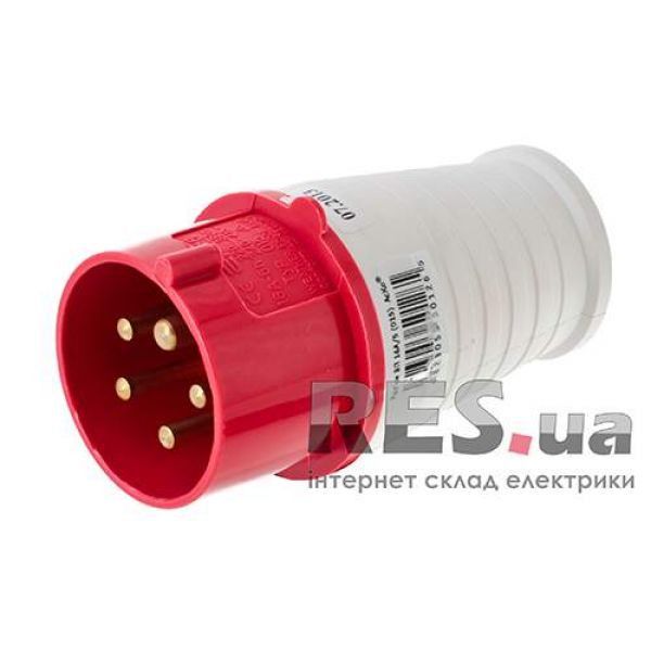 Вилка переносная ВП 16А/5 3Р N РЕ (015) ІР44 АскоУкрем Київ - изображение 1