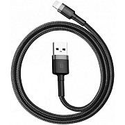 Кабель Baseus Cafule USB to Lightning 2.4A 0.5m Black/Gray (CALKLF-AG1) (Код товару:20960) Харьков