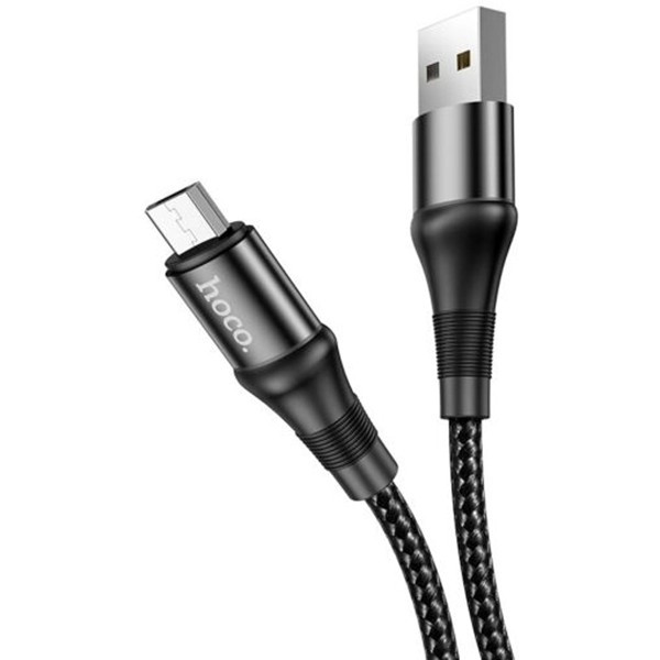 Кабель Hoco X50 Excellent USB to Micro 2.4A 1m Black (Код товару:37332) Харьков - изображение 1