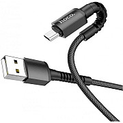 Кабель Hoco X71 Especial USB to Micro 2.4A 1m Black (Код товару:37329) Харьков