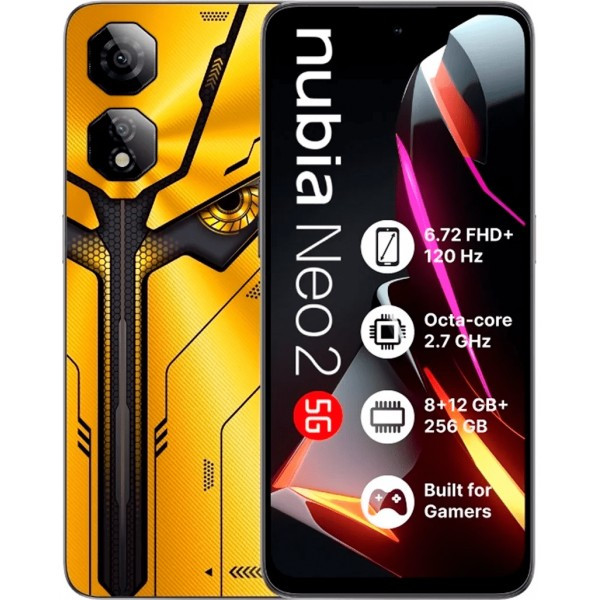 Смартфон ZTE Nubia Neo 2 5G 8/256GB NFC Sunfire Yellow Global UA (Код товару:37592) Харьков - изображение 1