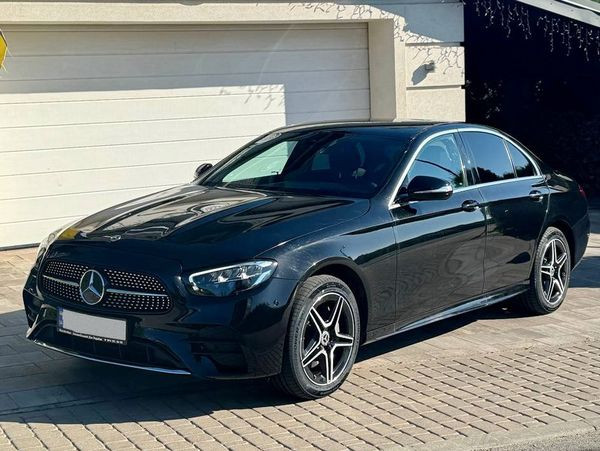 344 Авто бизнес класса Mercedes W213 E220d черный HIBRYD аренда прокат Київ - изображение 1