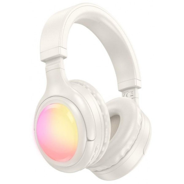 Bluetooth-гарнітура Hoco W48 Milky White (Код товару:37414) Харьков - изображение 1