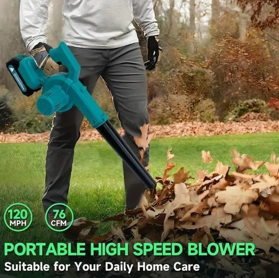 Бездротовий пилосос та повітродувка з двома акумуляторами 1300 мАг і зарядним пристроєм Киев - изображение 1