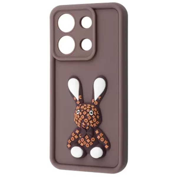 Чохол Pretty Things для Xiaomi Redmi Note 13 4G Brown/Rabbit (Код товару:37814) Харьков - изображение 1