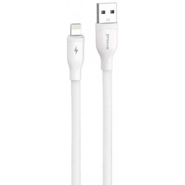 Кабель Proove Flat Out USB to Lightning 2.4A 1m White (CCFO20001102) (Код товару:37758) Харьков - изображение 1