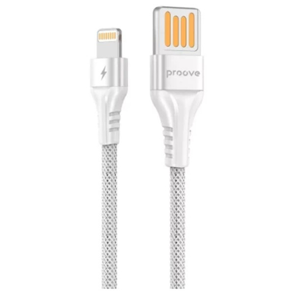 Кабель Proove Double Way Weft USB to Lightning 2.4A 1m White (CCDW20001102) (Код товару:37753) Харьков - изображение 1