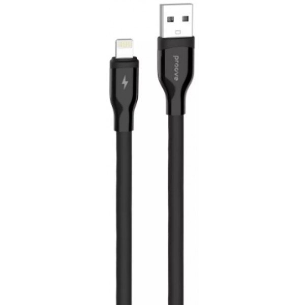 Кабель Proove Flat Out USB to Lightning 2.4A 1m Black (CCFO20001101) (Код товару:37752) Харьков - изображение 1