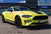 128 Ford Mustang GT 3.7 салатовый спорткар заказ аренда с водителем на съемки Киев