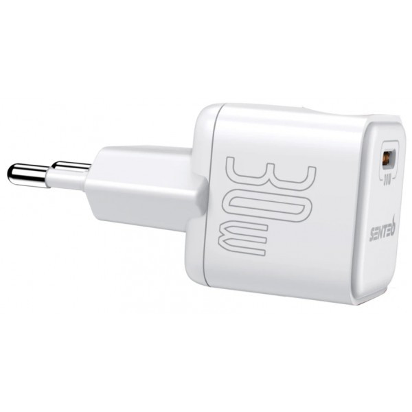 Мережевий зарядний пристрій SENTEO Z-09 1Port USB-C PD 30W White (Код товару:37721) Харьков - изображение 1