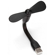 DM Вентилятор портативний гибкий Mini Fan USB від повербанка/ноутбука Black (Код товару:37840) Харьков