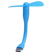 DM Вентилятор портативний гибкий Mini Fan USB від повербанка/ноутбука Blue (Код товару:37844) Харьков