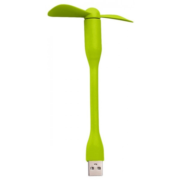 DM Вентилятор портативний гибкий Mini Fan USB від повербанка/ноутбука Green (Код товару:37845) Харьков - изображение 1