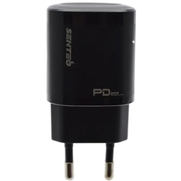 Мережевий зарядний пристрій SENTEO Z-02 1Port USB-C PD 20W Black (Код товару:37720) Харьков - изображение 1