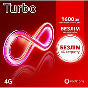 Стартовий пакет Vodafone Turbo (перші 6 пакетів сплачені) (Код товару:37697) Харьков