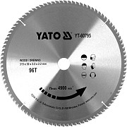 Диск пильный по дереву с победитовыми напайками Yato YT-60795 (315x30x3.2x2.2 мм), 96 зубцов Київ