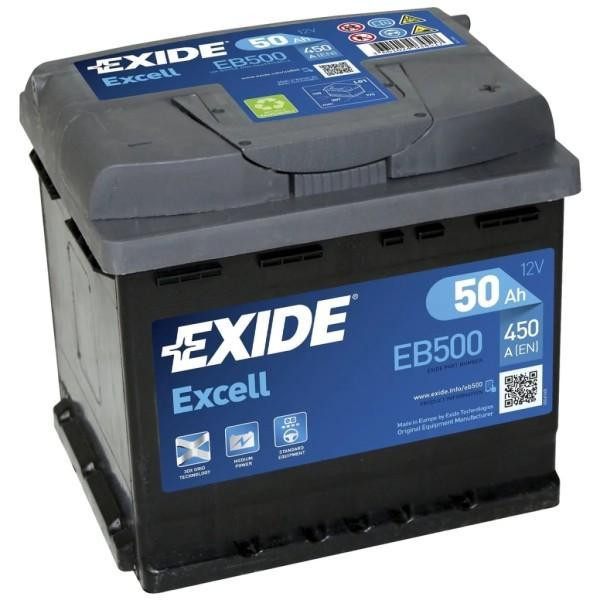 Аккумулятор автомобильный EXIDE EXCELL 50A (EB500) Київ - изображение 1